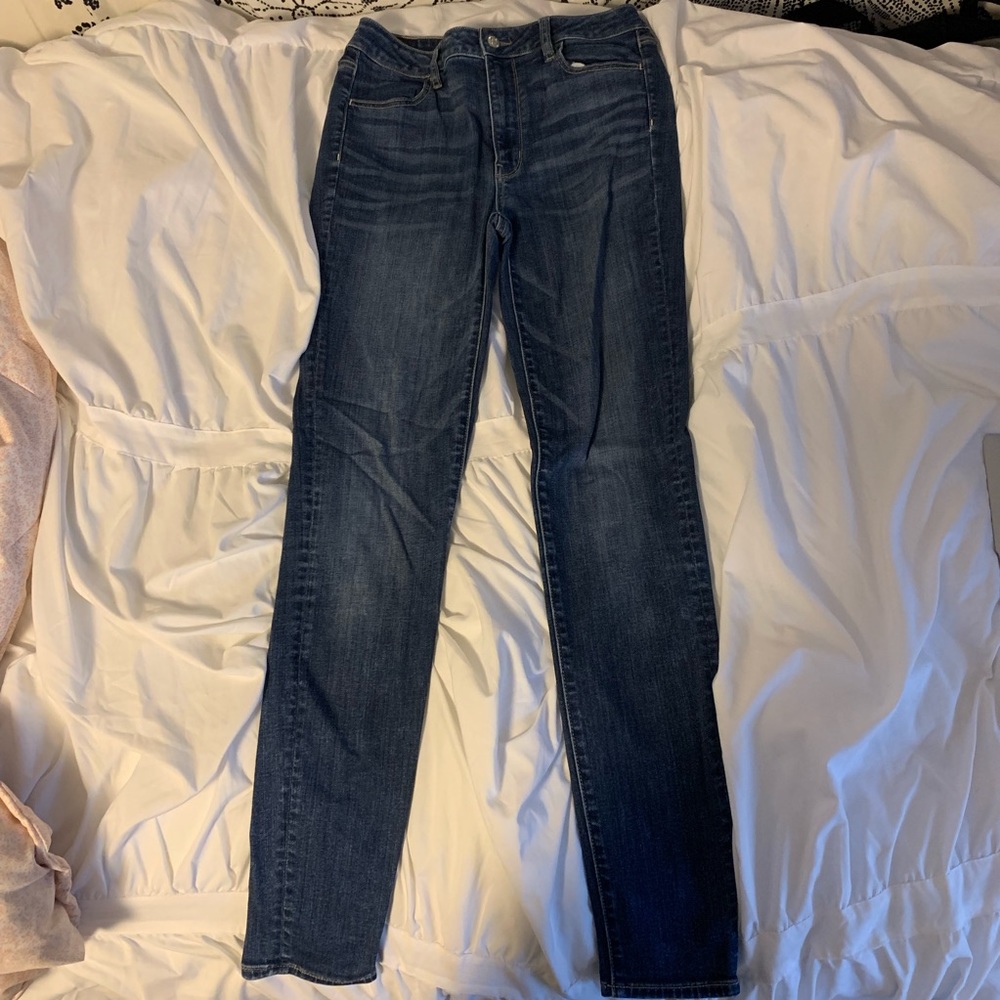 long american eagle super high rise jegging